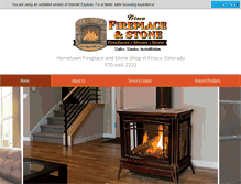 Tablet Screenshot of friscofireplace.com